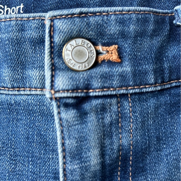 Talbots Flawless Denim Girlfriend Shorts - Picture 3 of 5